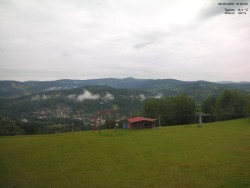 Pohled na Krkonoše