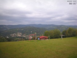 Pohled na Krkonoše