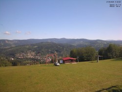 Pohled na Krkonoše