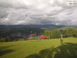 Pohled na Krkonoše