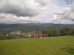 Pohled na Krkonoše