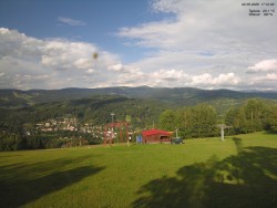 Pohled na Krkonoše