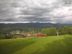 Pohled na Krkonoše