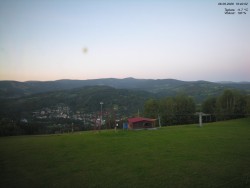 Pohled na Krkonoše