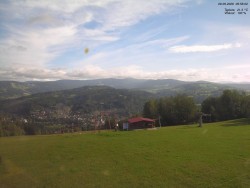 Pohled na Krkonoše