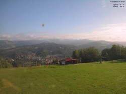 View of the Krkonoše Mountains