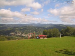 View of the Krkonoše Mountains