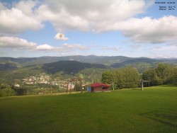 View of the Krkonoše Mountains