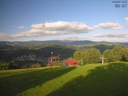 Pohled na Krkonoše