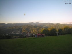 View of the Krkonoše Mountains