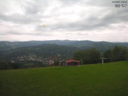 View of the Krkonoše Mountains