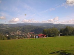 Pohled na Krkonoše