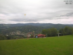 Pohled na Krkonoše