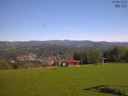 Pohled na Krkonoše