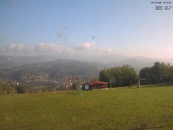 Pohled na Krkonoše