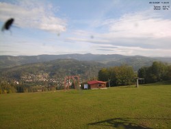 Pohled na Krkonoše