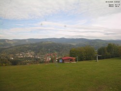 Pohled na Krkonoše
