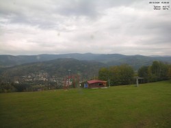 Pohled na Krkonoše