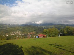 Pohled na Krkonoše