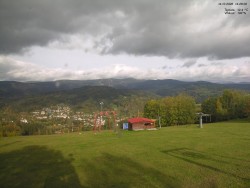 Pohled na Krkonoše