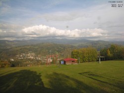 Pohled na Krkonoše