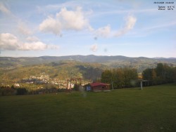 Pohled na Krkonoše
