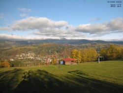 View of the Krkonoše Mountains