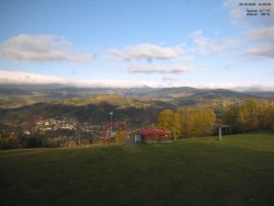 View of the Krkonoše Mountains