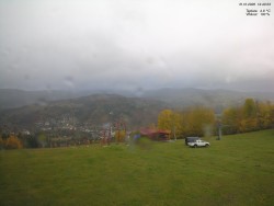 View of the Krkonoše Mountains