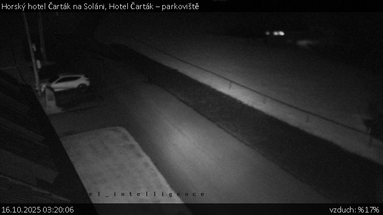 Horský hotel Čarták na Soláni - Hotel Čarták – parkoviště - 16.10.2025 v 03:20 Horský hotel Čarták na Soláni - Hotel Čarták – parkoviště - 16.10.2025 v 03:20