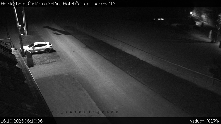 Horský hotel Čarták na Soláni - Hotel Čarták – parkoviště - 16.10.2025 v 06:10 Horský hotel Čarták na Soláni - Hotel Čarták – parkoviště - 16.10.2025 v 06:10
