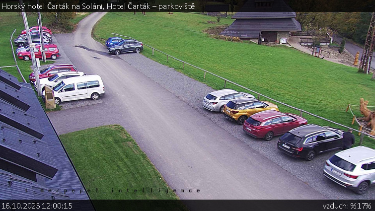 Horský hotel Čarták na Soláni - Hotel Čarták – parkoviště - 16.10.2025 v 12:00 Horský hotel Čarták na Soláni - Hotel Čarták – parkoviště - 16.10.2025 v 12:00
