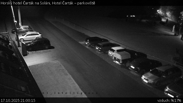 Horský hotel Čarták na Soláni - Hotel Čarták – parkoviště - 17.10.2025 v 21:00 Horský hotel Čarták na Soláni - Hotel Čarták – parkoviště - 17.10.2025 v 21:00