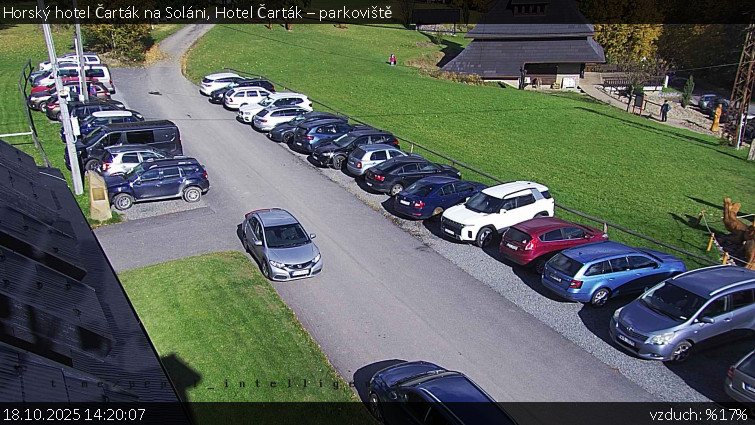 Horský hotel Čarták na Soláni - Hotel Čarták – parkoviště - 18.10.2025 v 14:20 Horský hotel Čarták na Soláni - Hotel Čarták – parkoviště - 18.10.2025 v 14:20