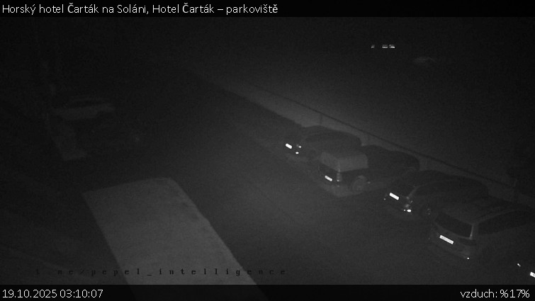 Horský hotel Čarták na Soláni - Hotel Čarták – parkoviště - 19.10.2025 v 03:10 Horský hotel Čarták na Soláni - Hotel Čarták – parkoviště - 19.10.2025 v 03:10