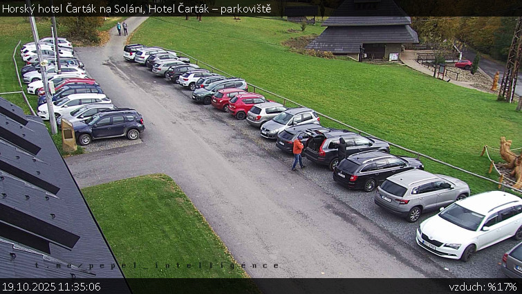 Horský hotel Čarták na Soláni - Hotel Čarták – parkoviště - 19.10.2025 v 11:35 Horský hotel Čarták na Soláni - Hotel Čarták – parkoviště - 19.10.2025 v 11:35