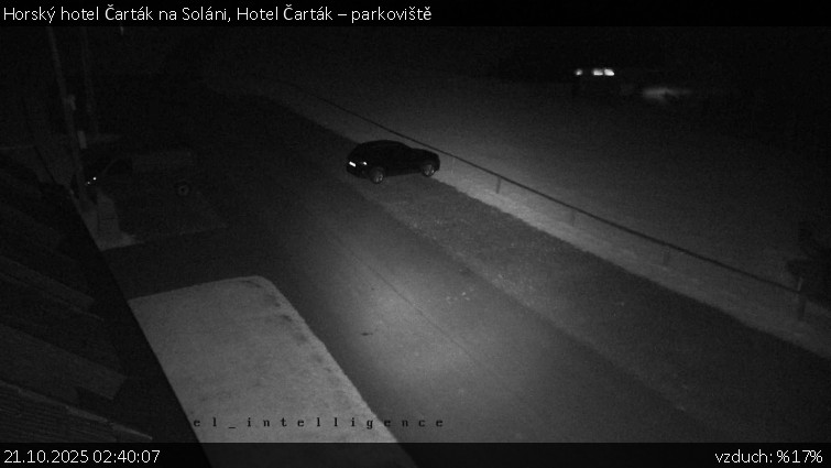 Horský hotel Čarták na Soláni - Hotel Čarták – parkoviště - 21.10.2025 v 02:40 Horský hotel Čarták na Soláni - Hotel Čarták – parkoviště - 21.10.2025 v 02:40