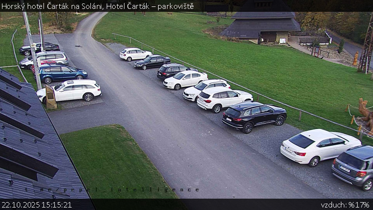 Horský hotel Čarták na Soláni - Hotel Čarták – parkoviště - 22.10.2025 v 15:15 Horský hotel Čarták na Soláni - Hotel Čarták – parkoviště - 22.10.2025 v 15:15
