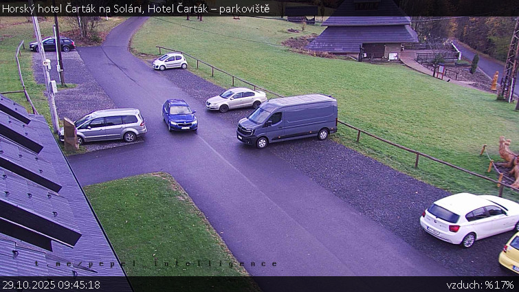 Horský hotel Čarták na Soláni - Hotel Čarták – parkoviště - 29.10.2025 v 09:45 Horský hotel Čarták na Soláni - Hotel Čarták – parkoviště - 29.10.2025 v 09:45