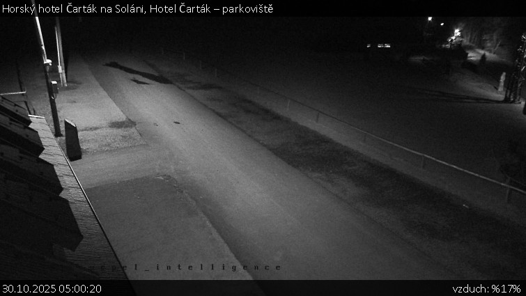 Horský hotel Čarták na Soláni - Hotel Čarták – parkoviště - 30.10.2025 v 05:00 Horský hotel Čarták na Soláni - Hotel Čarták – parkoviště - 30.10.2025 v 05:00