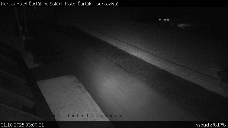 Horský hotel Čarták na Soláni - Hotel Čarták – parkoviště - 31.10.2025 v 03:00 Horský hotel Čarták na Soláni - Hotel Čarták – parkoviště - 31.10.2025 v 03:00