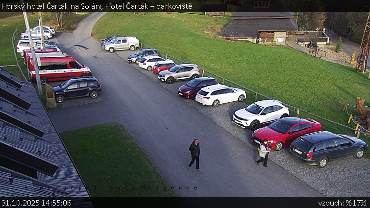 Horský hotel Čarták na Soláni - Hotel Čarták – parkoviště - 31.10.2025 v 14:55 Horský hotel Čarták na Soláni - Hotel Čarták – parkoviště - 31.10.2025 v 14:55