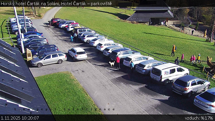 Horský hotel Čarták na Soláni - Hotel Čarták – parkoviště - 1.11.2025 v 10:20 Horský hotel Čarták na Soláni - Hotel Čarták – parkoviště - 1.11.2025 v 10:20