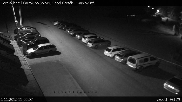 Horský hotel Čarták na Soláni - Hotel Čarták – parkoviště - 1.11.2025 v 22:55 Horský hotel Čarták na Soláni - Hotel Čarták – parkoviště - 1.11.2025 v 22:55