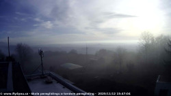 Pohled na jih, hrad Trosky