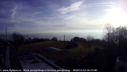 Pohled na jih, hrad Trosky