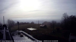 Pohled na jih, hrad Trosky