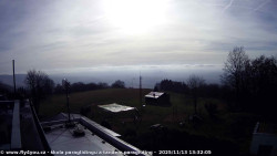 Pohled na jih, hrad Trosky