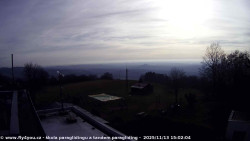 Pohled na jih, hrad Trosky