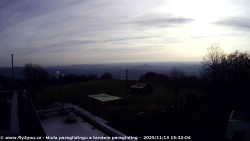 Pohled na jih, hrad Trosky